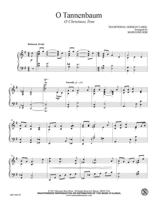O Tannenbaum (O Christmas Tree) Marianne Kim Music