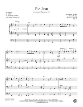 Pie Jesu – G. Faure